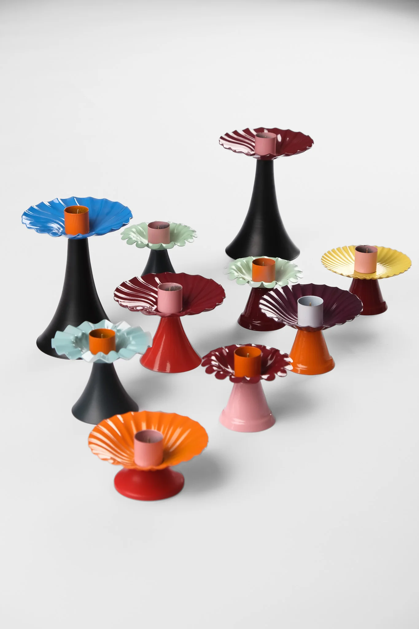 CANDLEHOLDER - BURGUNDY PINK - Image 3