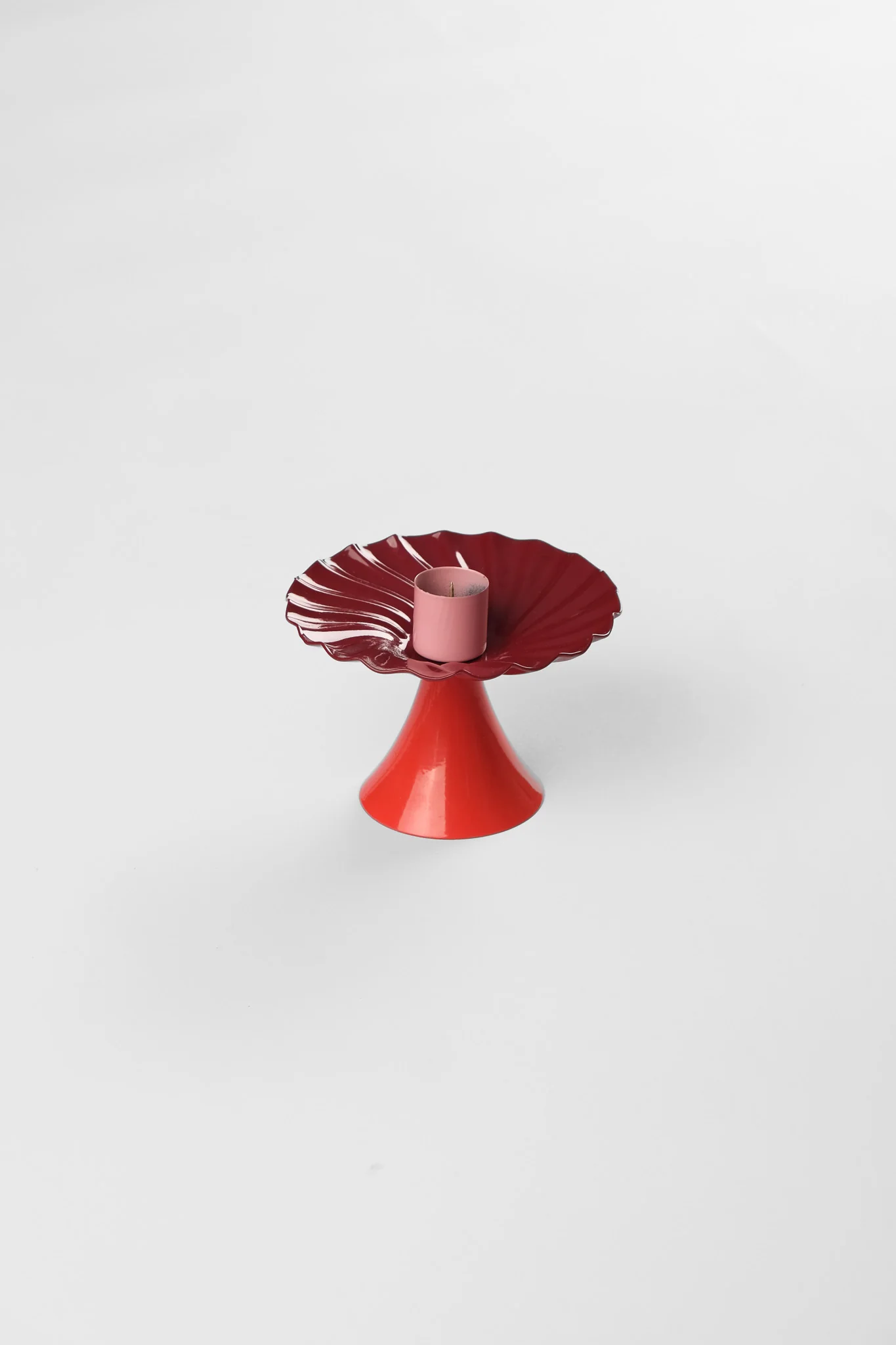CANDLEHOLDER - RED BURGUNDY - Image 3