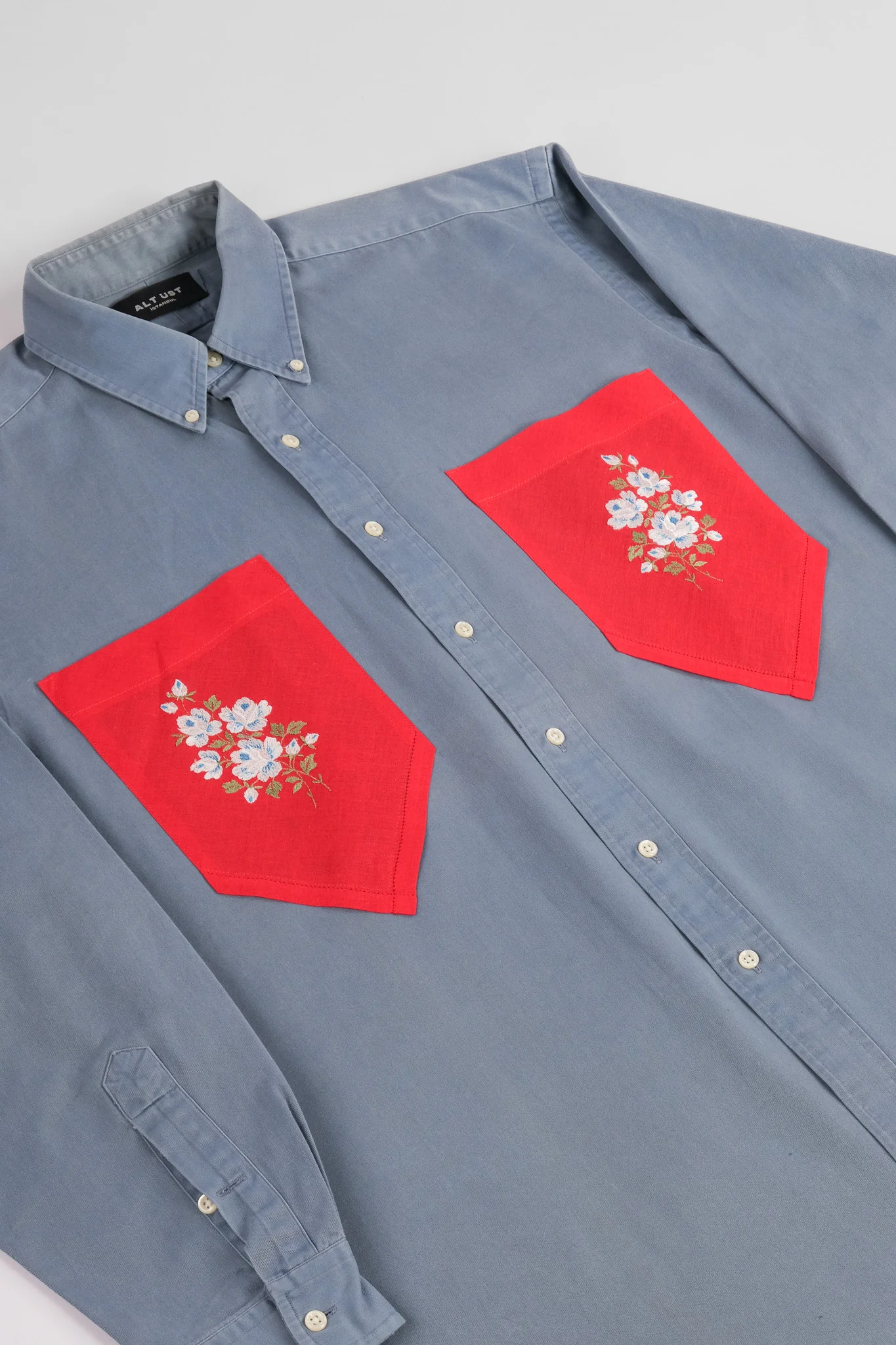 FLORAL PATCH POCKET SHIRT - ONE OF ONE - L - Image 3
