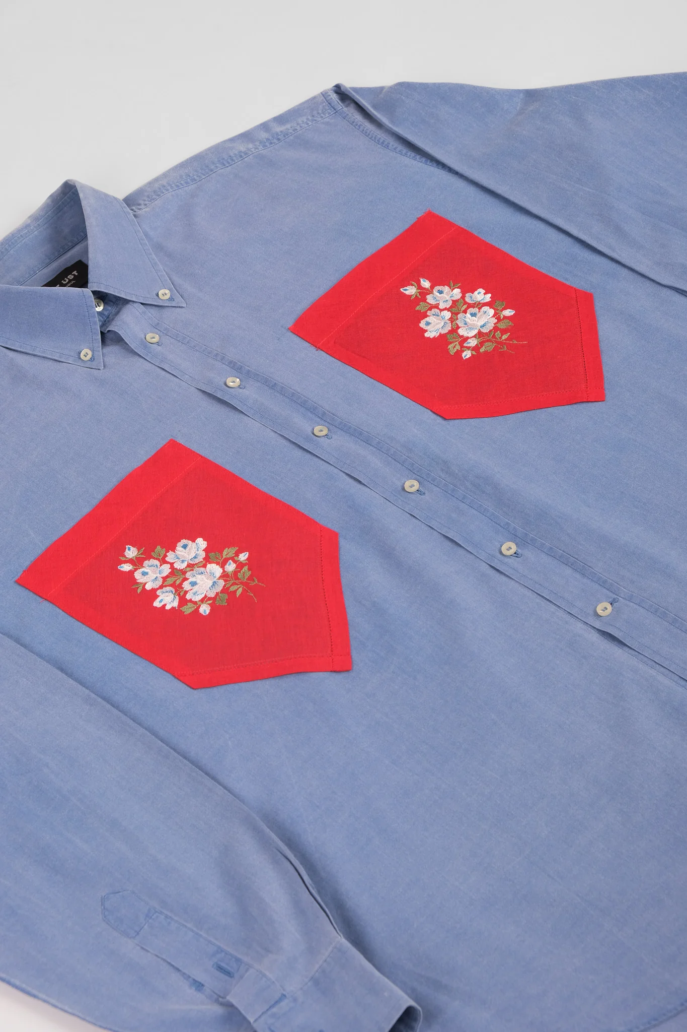FLORAL PATCH POCKET SHIRT - ONE OF ONE - L - Image 3