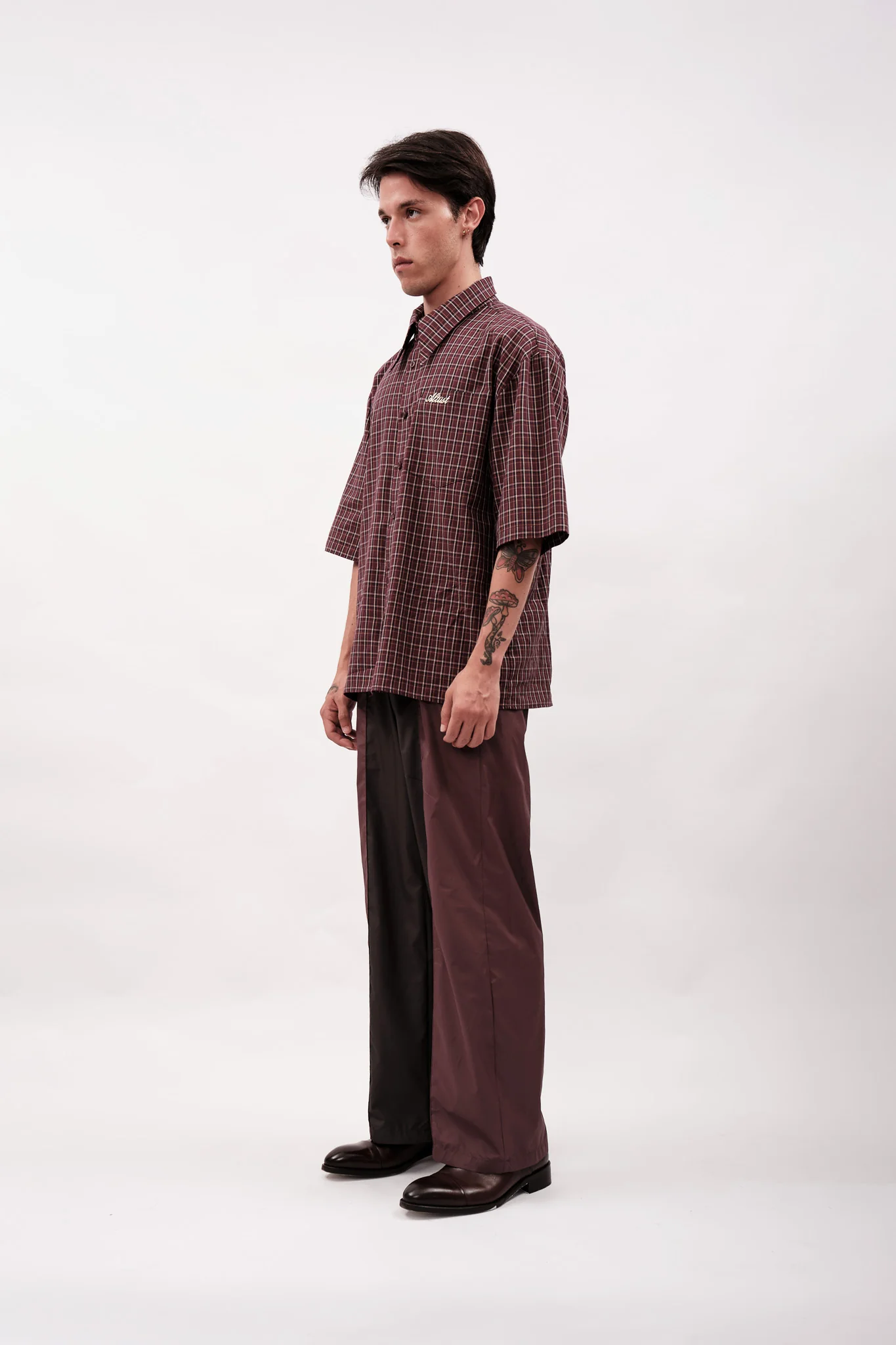 POPLIN SHIRT - PLAID - Image 3