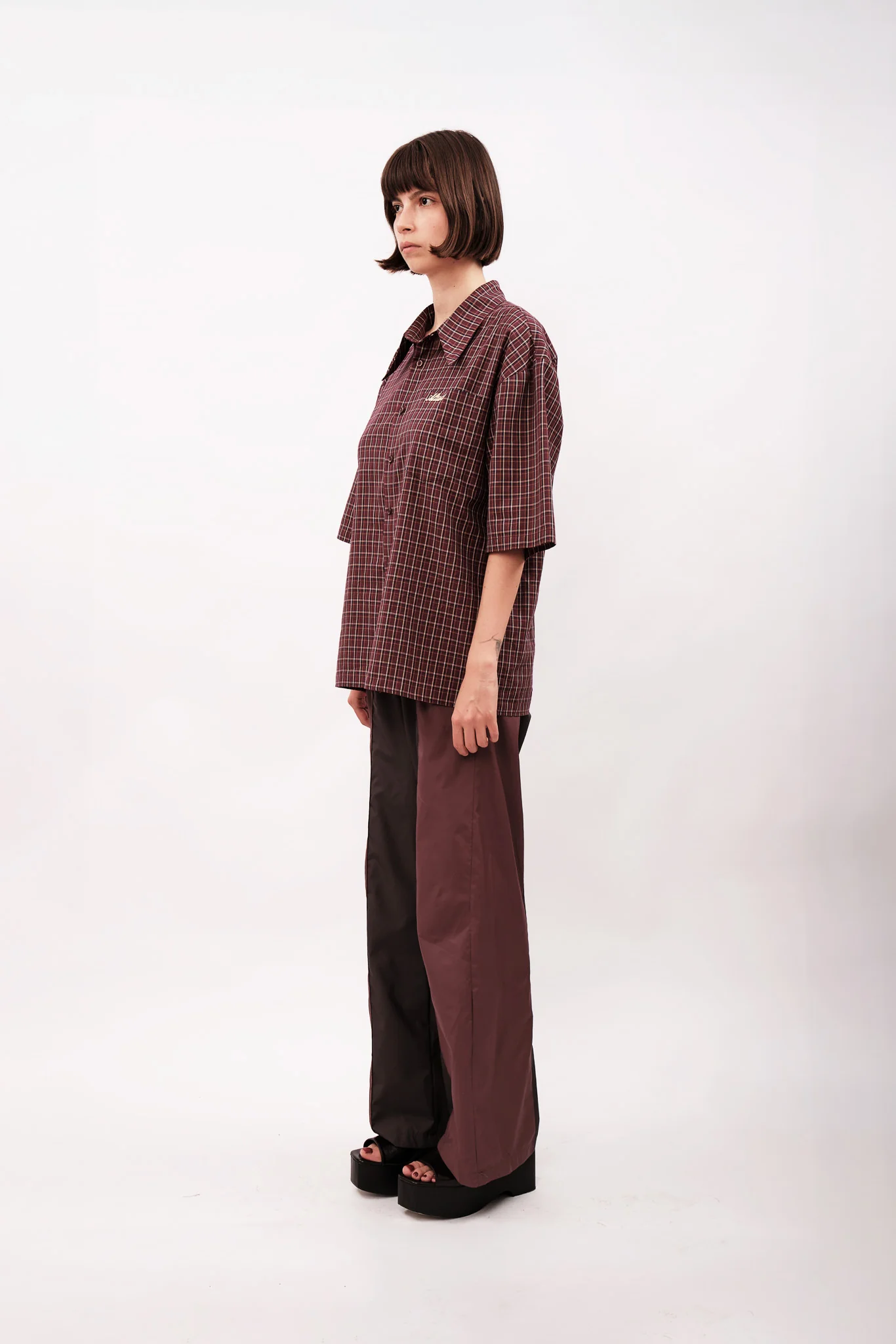 POPLIN SHIRT - PLAID - Image 4