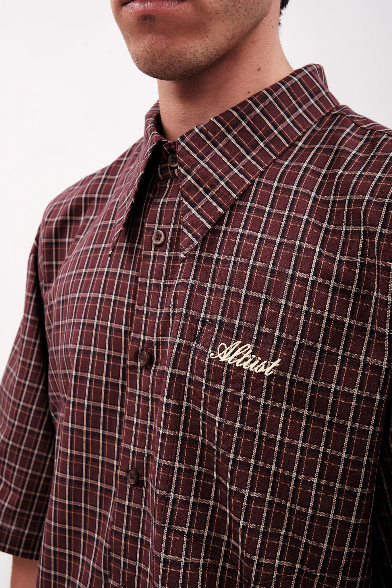 POPLIN SHIRT - PLAID - Image 5