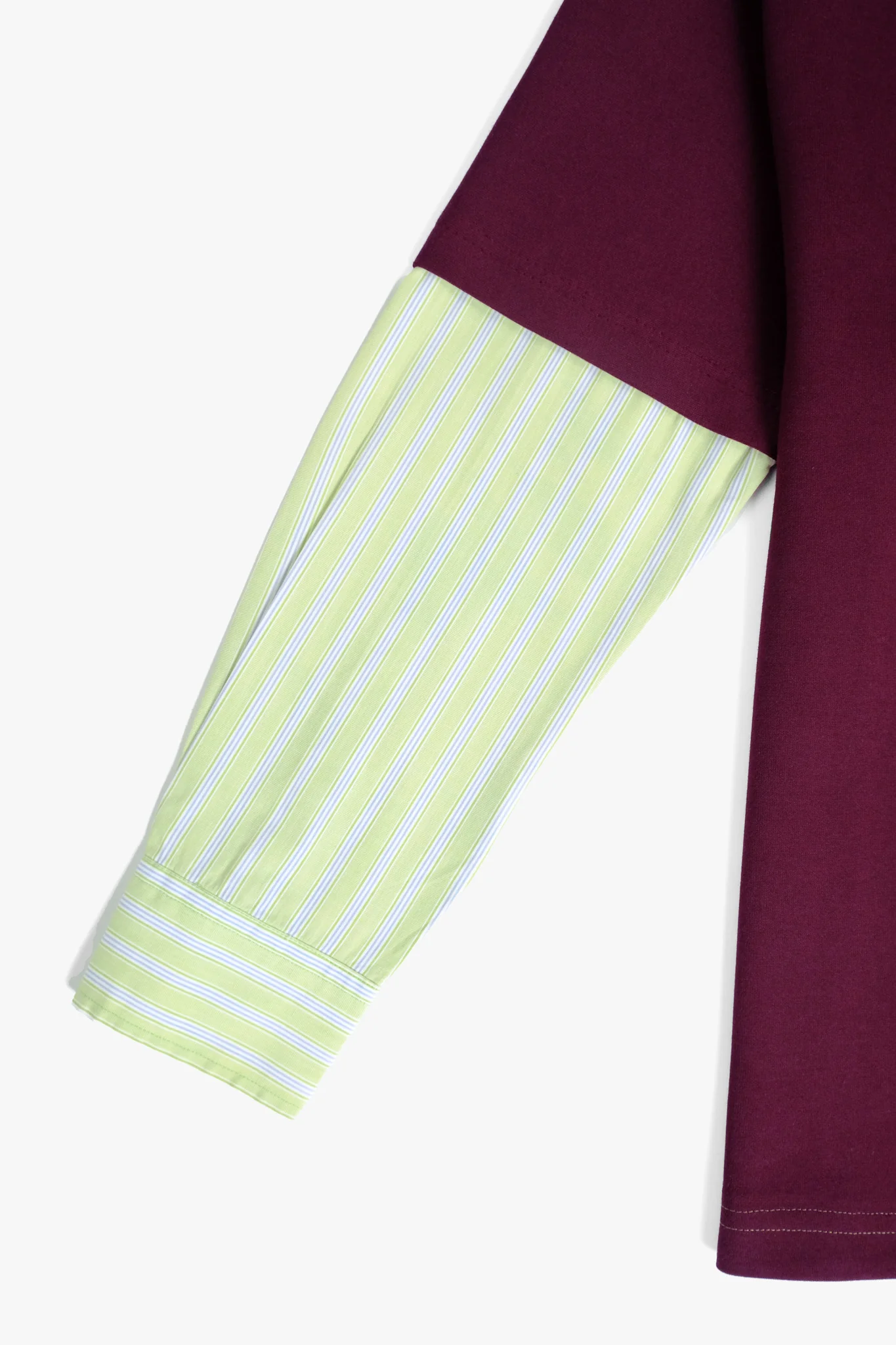 SHIRT SLEEVED T-SHIRT – ONE OF ONE IN "CHERRY-PISTACHIO" - M - Image 4