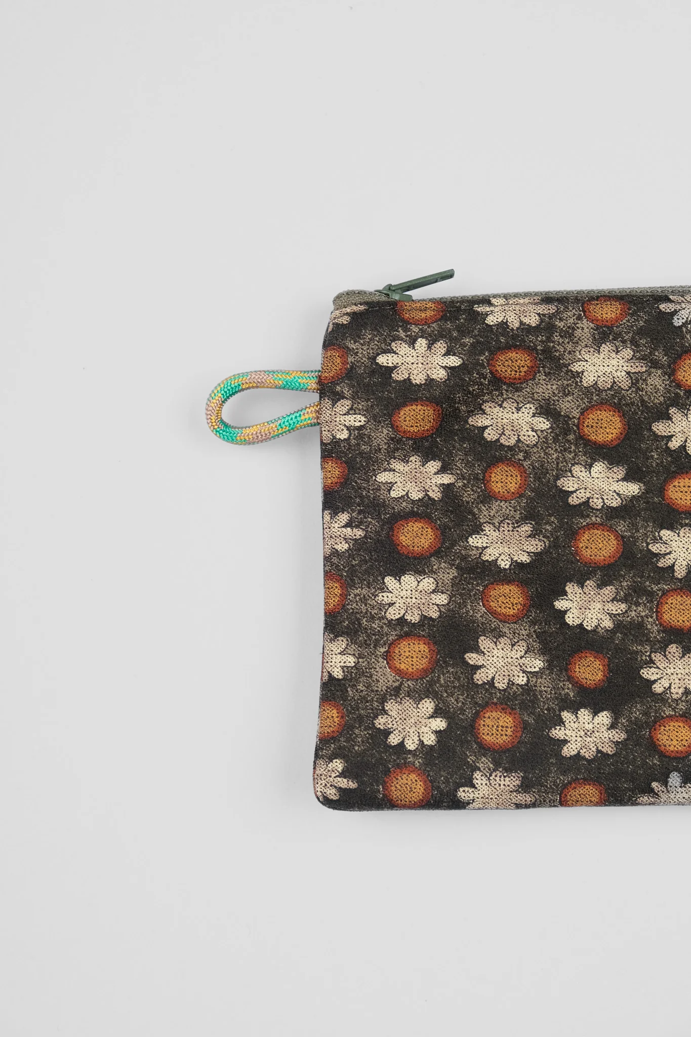 TIE COIN PURSE - GREEN DAISY - Image 2